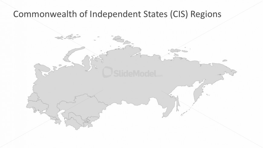 Maps of Commonwealth of Independent States Background Template