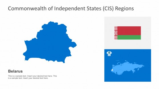 Belarus CIS Trade PowerPoint Map