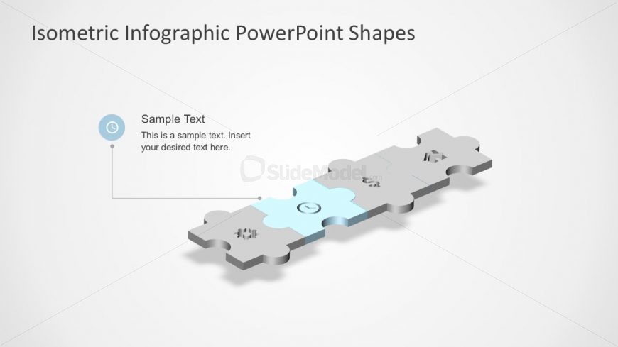 Simple Puzzle Diagram for PowerPoint