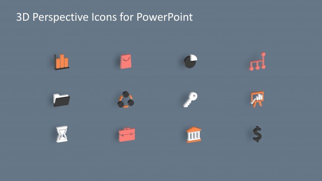 Isometric Business PowerPoint Icons
