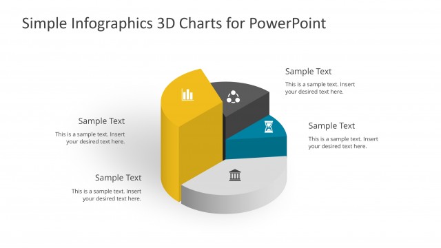 Cylinder 3D Chart for PowerPoint Infographics