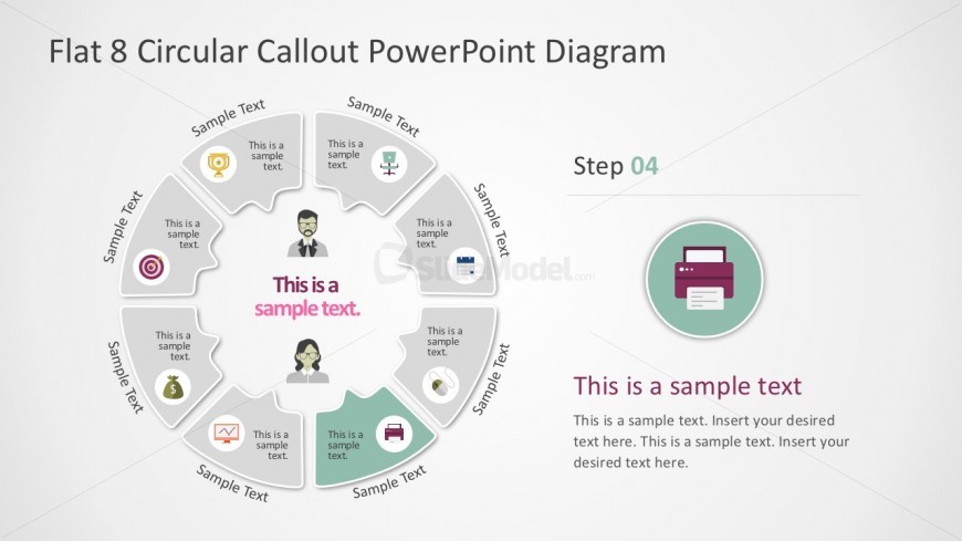 Callout Process Diagrams PowerPoint Presentation