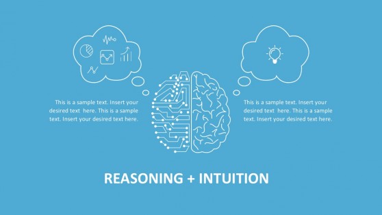 Reasoning Intuition Brain PowerPoint Infographics