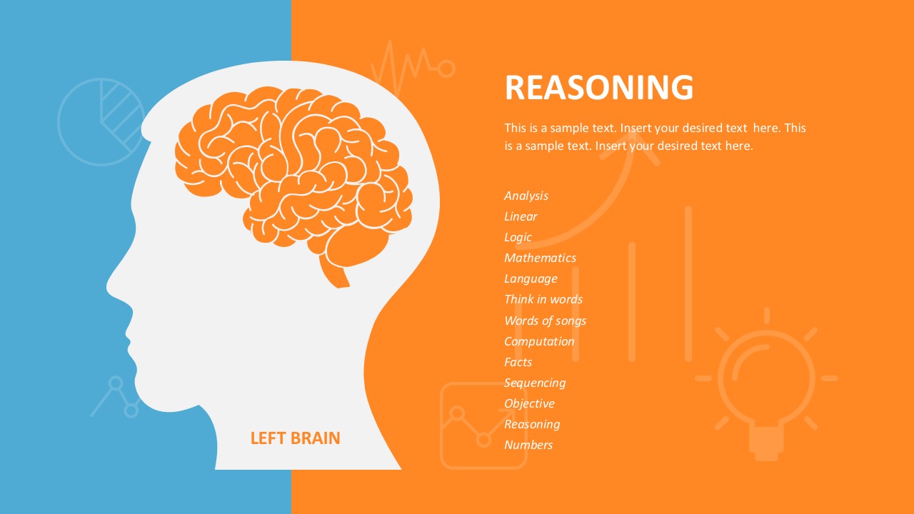 Left Brain Slide Design For PowerPoint