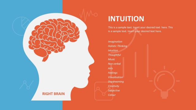 Human Brain PowerPoint Shapes Template Slides