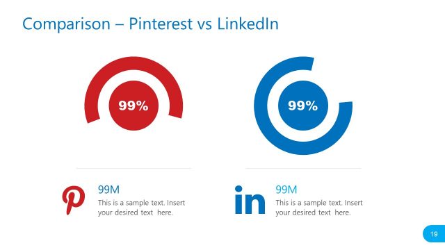 Pinterest vs LinkedIn Comparison PowerPoint