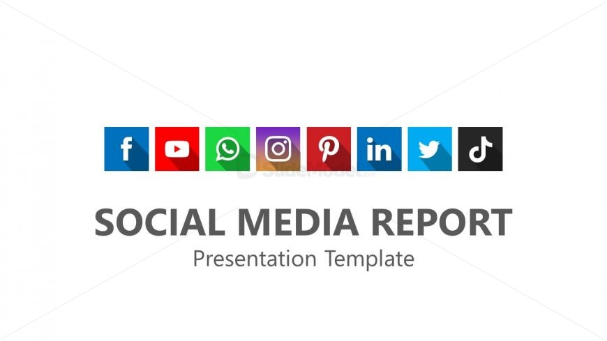 Presentation of Social Media Cover Icons 