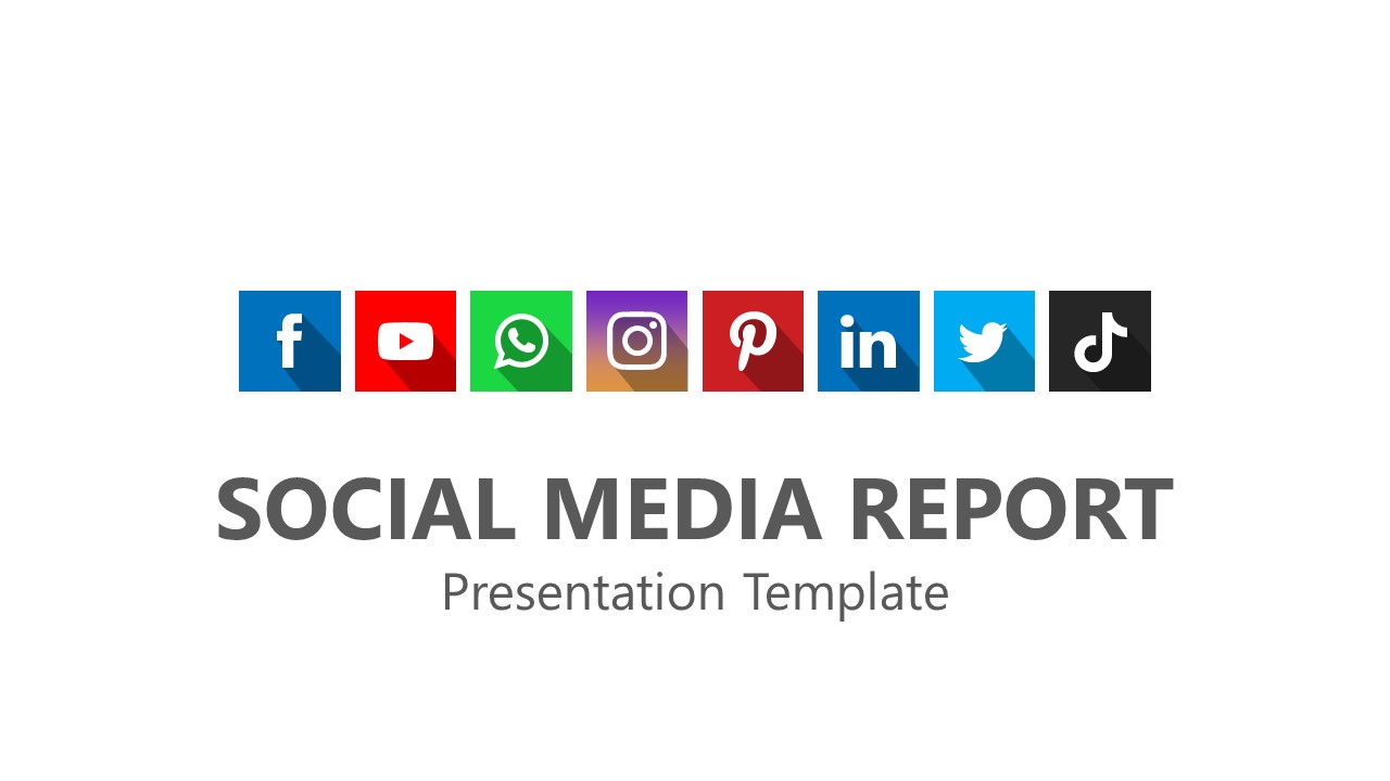 Presentation of Social Media Cover Icons 