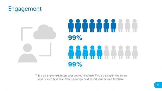 Social Media Engagement Report PowerPoint