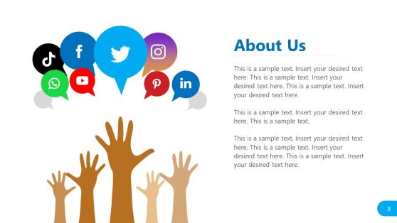 Social Media About Us Report Template