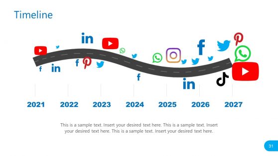 Social Media Report Timeline Template