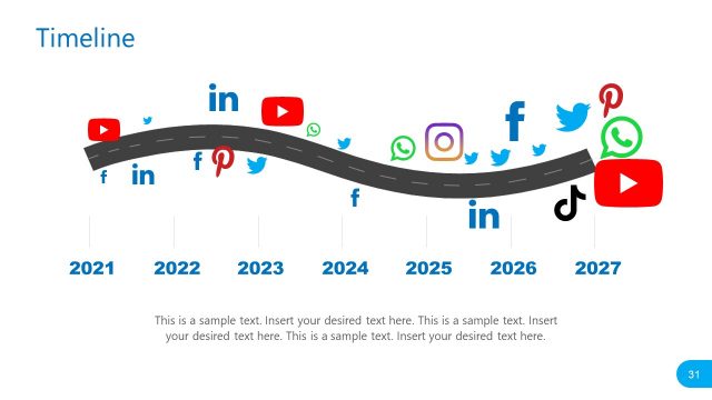Social Media Report Timeline Template