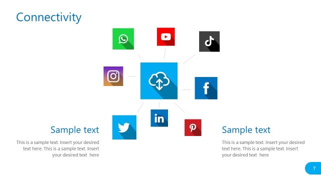 Social Media Report Mapping PowerPoint