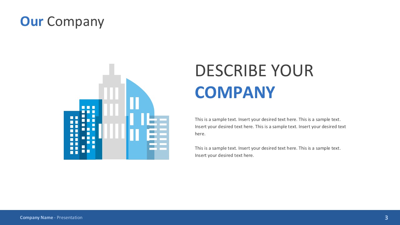 Corporate Template PowerPoint Slides