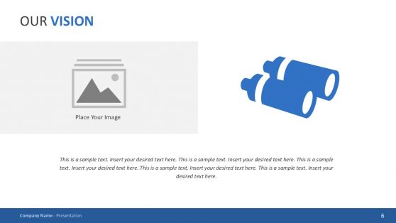 Company Vision Slide Template
