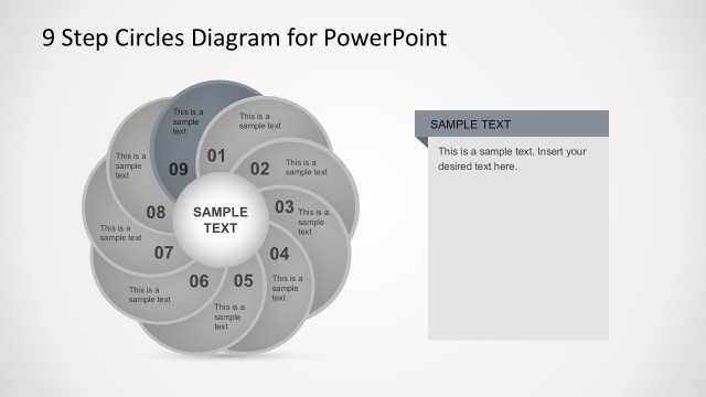 Segmented Circular Diagram PowerPoint Template