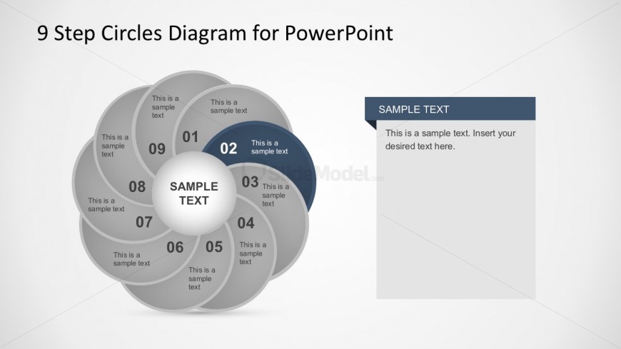 Awesome PowerPoint Circle Blade Diagrams 