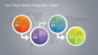 Four Step PowerPoint Diagram of Infographics