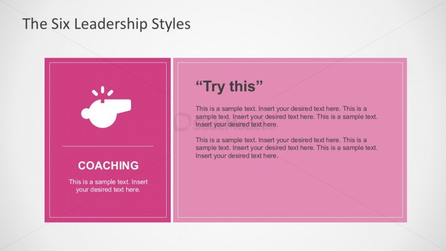 Coaching Leadership Style for PowerPoint