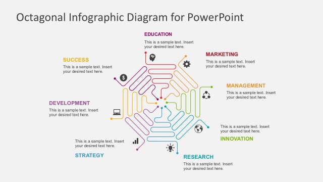 Octagonal Infographic Diagram for PowerPoint