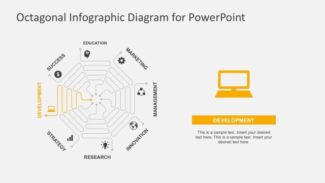 Process Diagram With Flat PowerPoint Icons