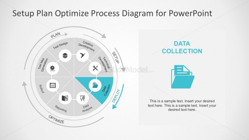Data Collection Process Step Slide for PowerPoint