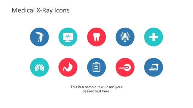 Editable Medical X-Ray Icons and Shapes