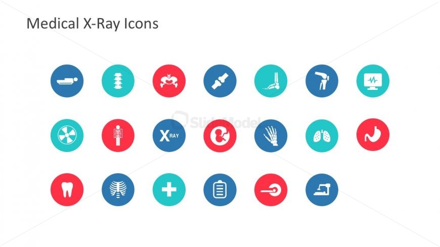 Editable X-Ray Icons Shapes and Clip Arts