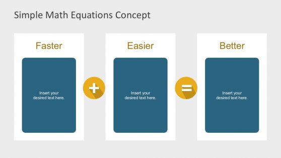 3 Columns Math Equation Template Slides