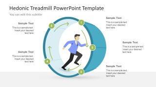5 Step PowerPoint Hedonic Treadmill 
