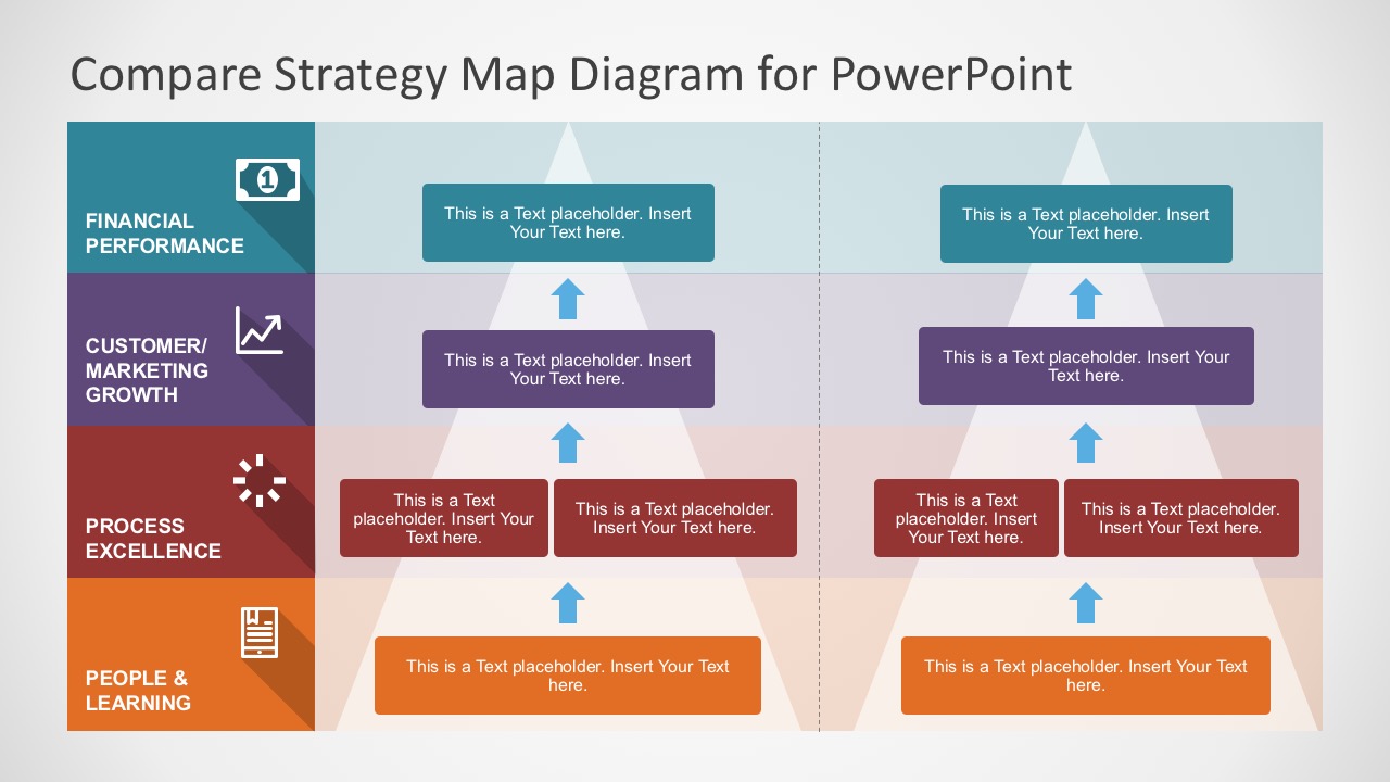 7318 01 Strategy Map Diagram For Powerpoint 16x9 6 