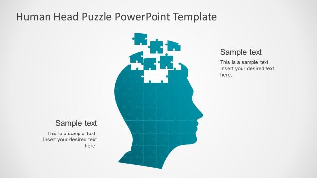 PowerPoint Template of Human Head