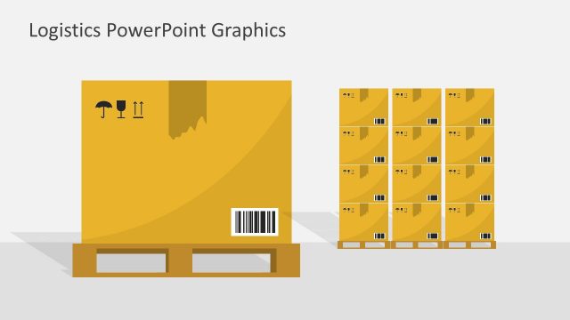 Package Shape of PowerPoint Courier Service