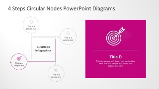 4 Step Creative Circular Diagram for Business Presentations