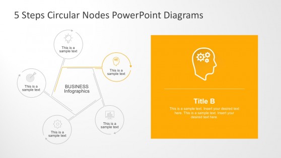 5 Steps Presentation Diagrams for PowerPoint