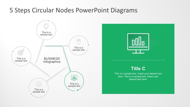 Circle Steps PowerPoint Template Slides