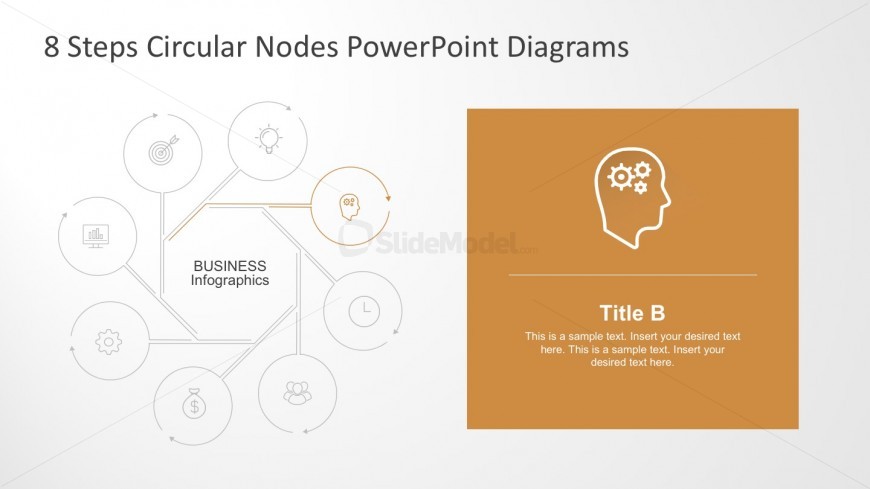 8 Steps Circular PowerPoint Template Slides