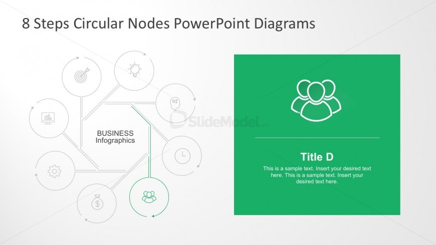 8 Steps Flat Diagram PowerPoint Presentation Slides