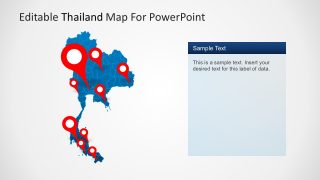 Thailand Vector Map for PowerPoint