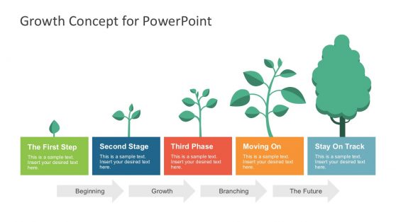 Growth Concept PowerPoint Template for Presentations