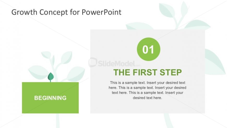 4-Steps Tree Diagram PowerPoint Slides