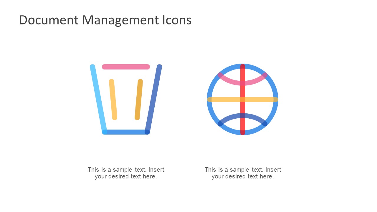 File Management Icons Presentation