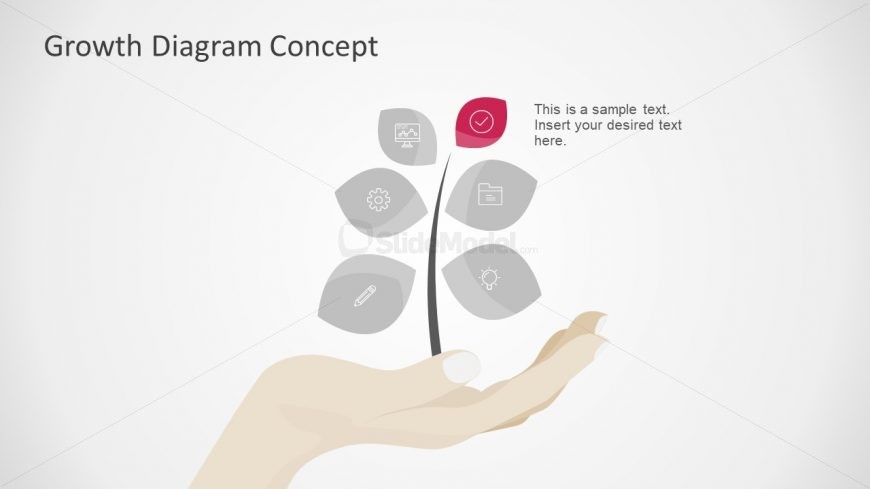 6 Segment Diagram Slide Icons