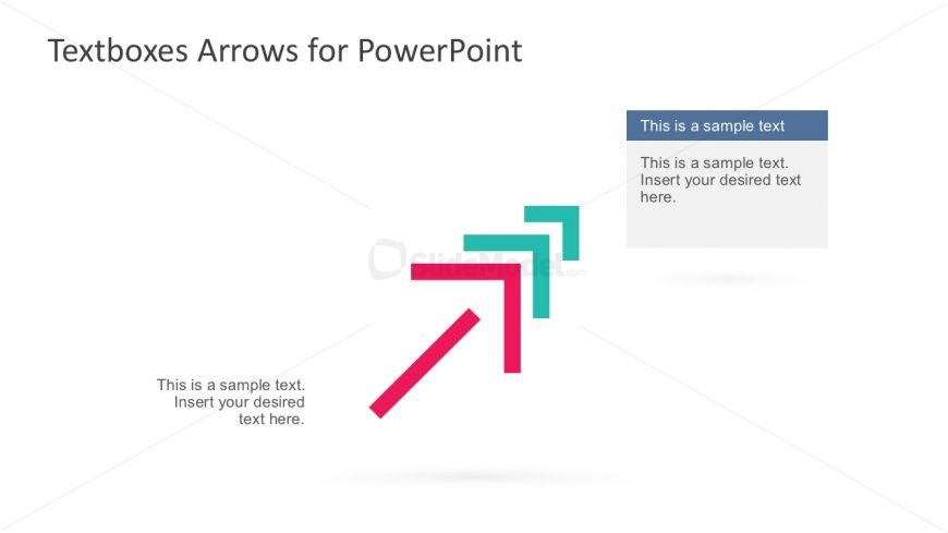 Editable Textboxes With Arrows For PowerPoint