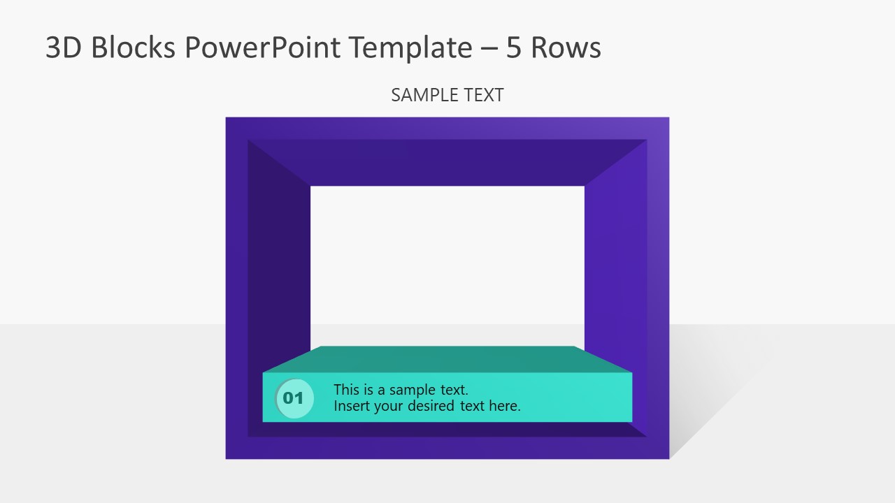 PowerPoint Templates 3D Diagram 1 Block