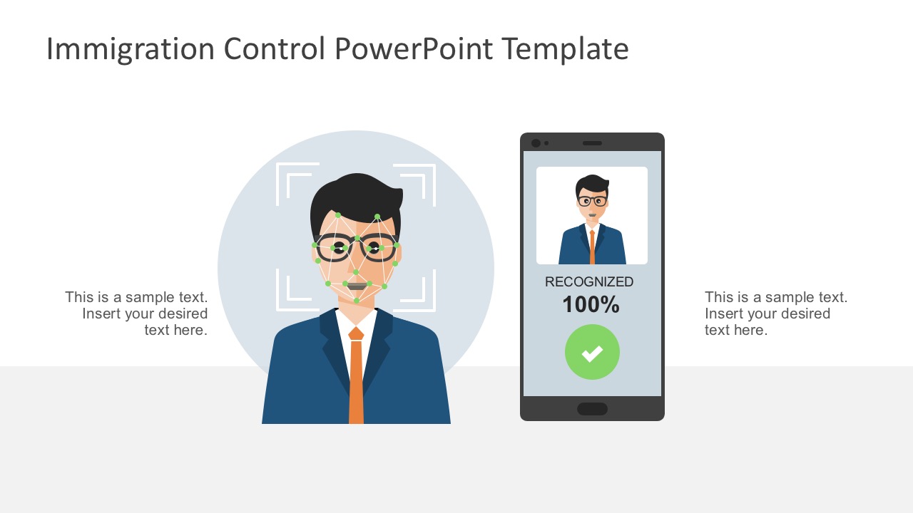 Immigration Control PowerPoint Template SlideModel
