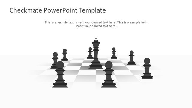 Chessboard Game Template in PowerPoint