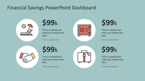 Financial Savings Icons for PowerPoint