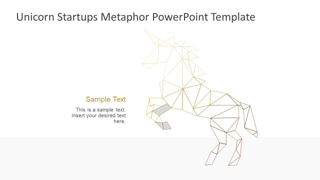 Slide of Unicorn Startup Metaphor