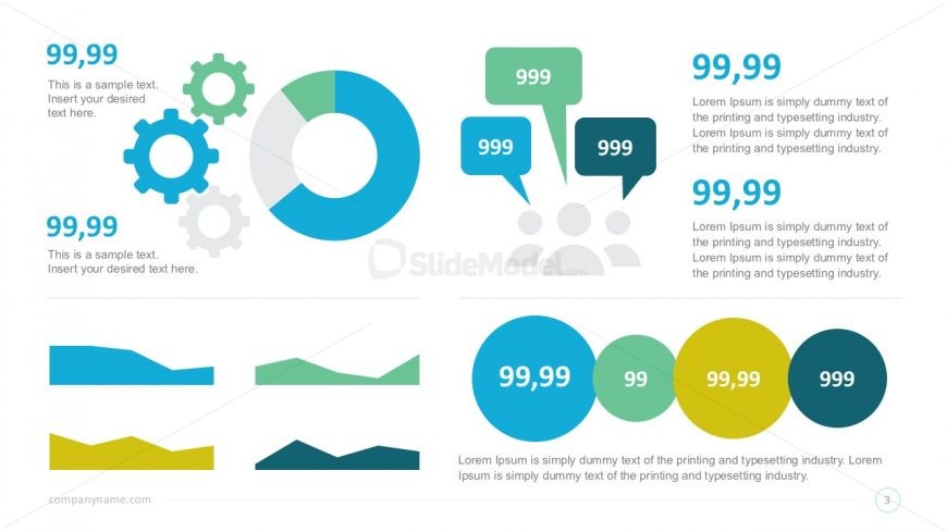 Useful Infographics Data Charts for PowerPoint